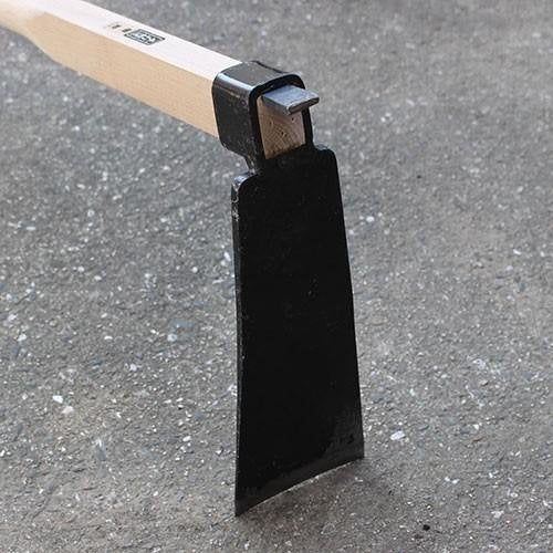 Azui Handmade Carbon Steel Durable Field Hoe With Oak Handle 92mm