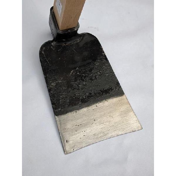 Azui Handmade Steel Wide-Head Cultivation Hoe With Oak Handle 120mm