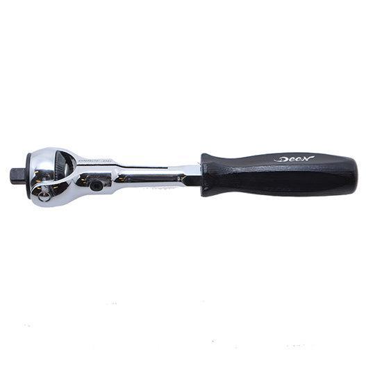 Deen 1/4" Square Swivel Head Ratchet Compact Head 155mm