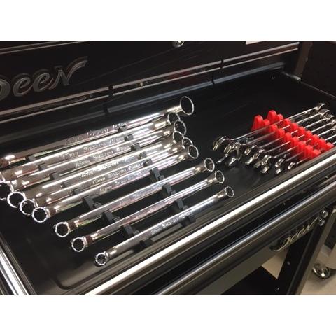 Deen 4 Drawer Tool Box Heavy-Duty Steel Tool Chest Black