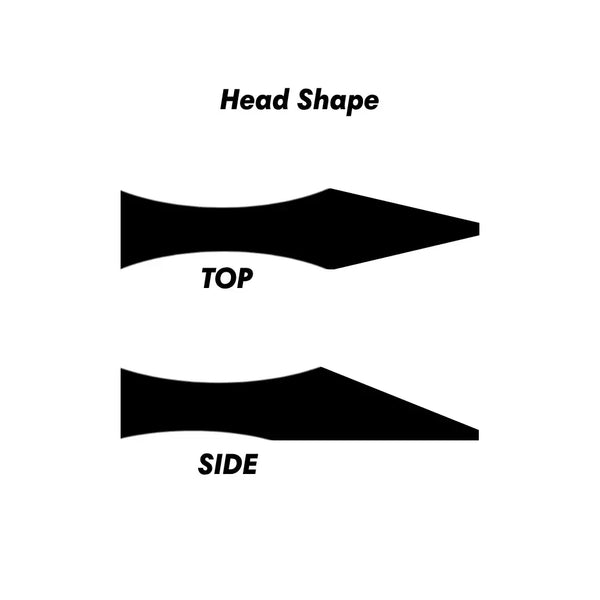 Dogyu Cutting Tip Hammer Sharp Edge Wooden Handled Hammer 21mm