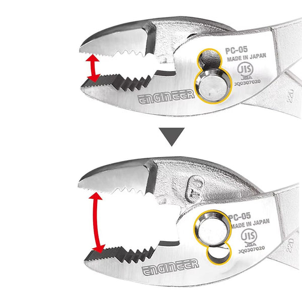 Engineer Slip Joint Pliers Multipurpose Combination Pliers 203mm PC-07