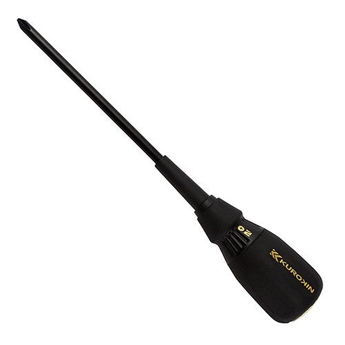 Fujiya Kurokin Cross Magnetic Demolition Screwdriver +2 150mm 526K-BG