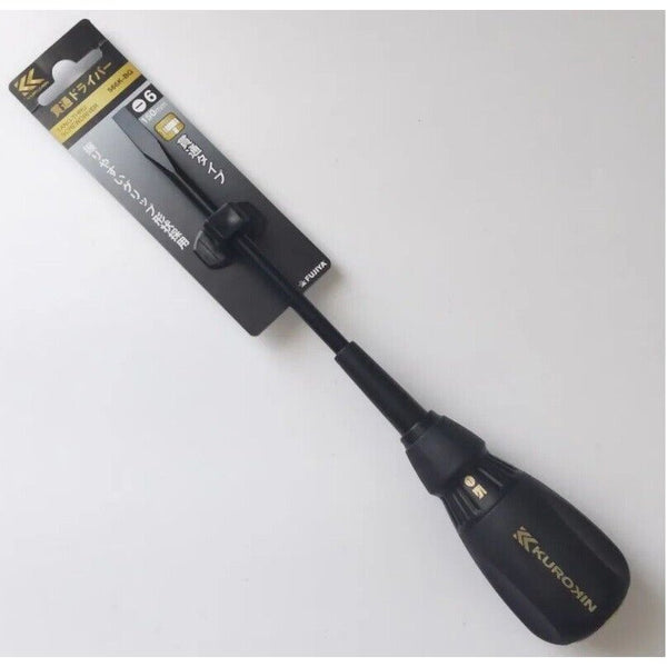 Fujiya Kurokin Slotted Demolition Screwdriver -6 150mm 566K-BG