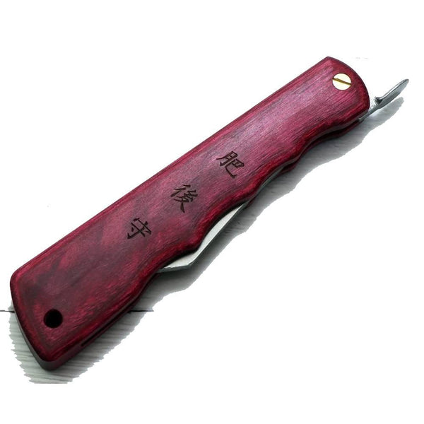 Higonokami Woody Japanese Wood Handled Folding Pocket Knife 183mm