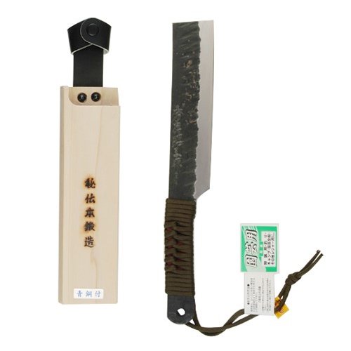 Ikeuchi Japanese Nata Yamanata Single Bevel Hatchet 165mm 53-165BK