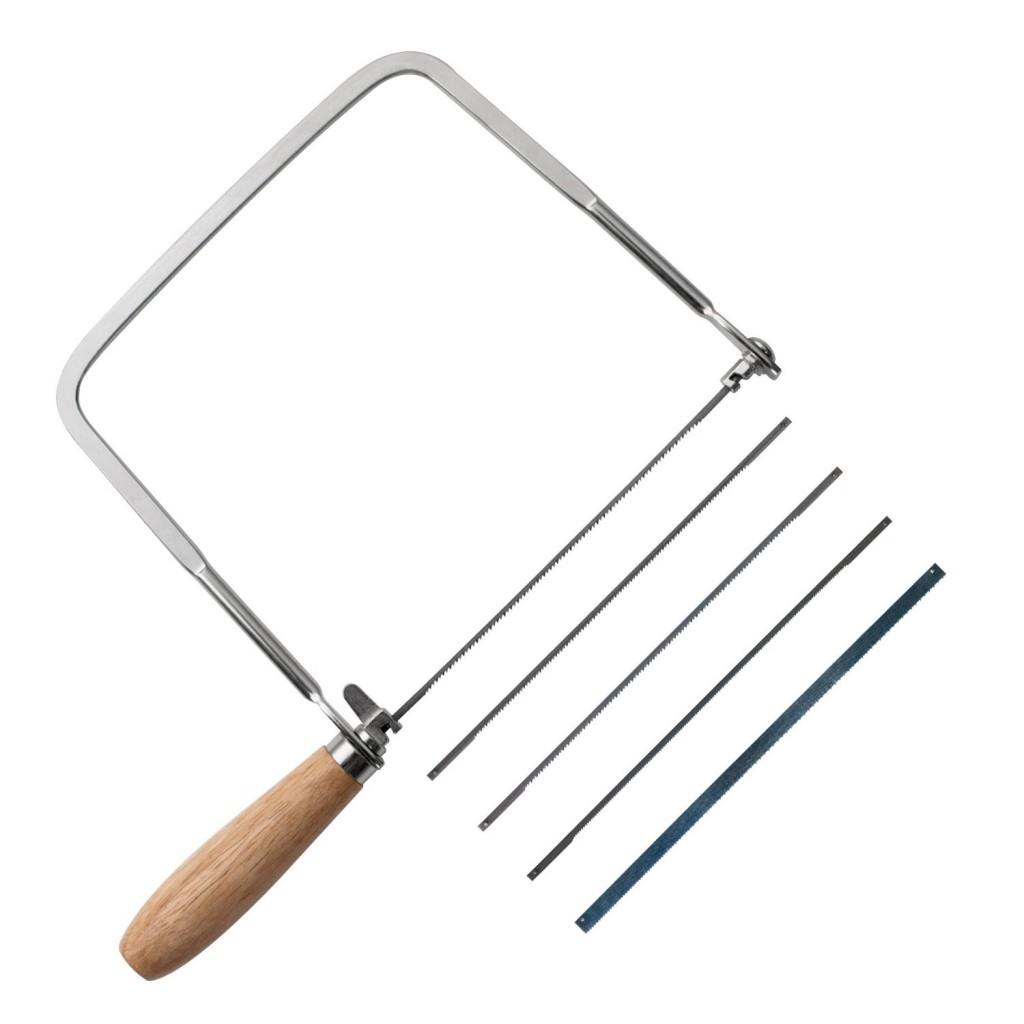 Kakuri Promate Coping Saw With 5 Blades For Wood & Metal 300mm