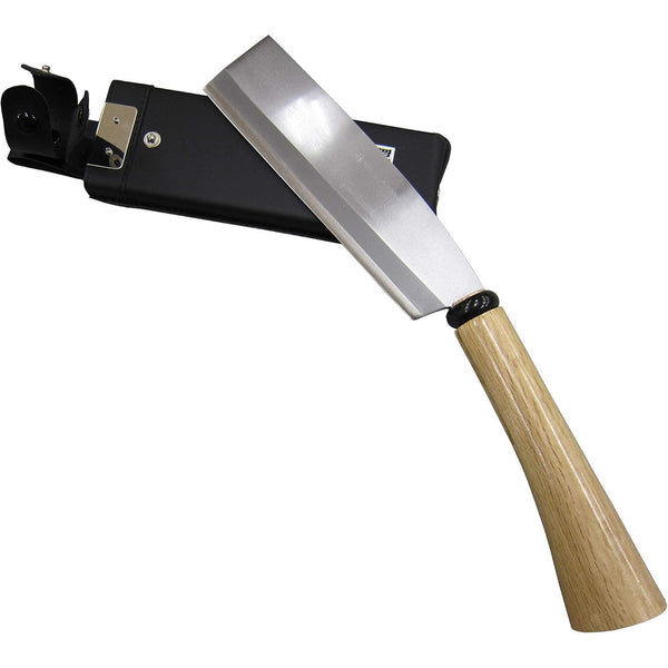 Kanenori Laminated Carbon Steel Double Bevel Nata Hatchet 180mm C-14