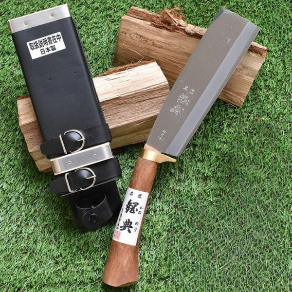 Kanenori Nata Single-Bevel Carbon Steel Japanese Axe 180mm C-21