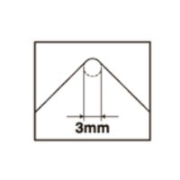 Kaneshika 3mm Edge External Corner Trowel With Wood Handle