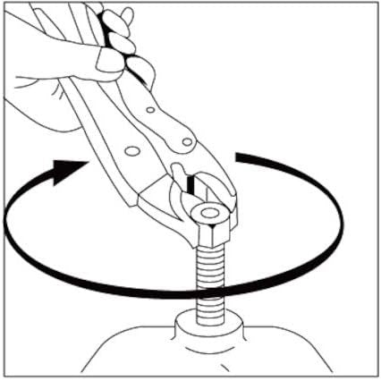Lobster Curved-Jaw Non-Slip Vise Grips Locking Pliers