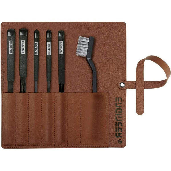 Engineer Jet Black File Set TFS-10 (For Second Cut)