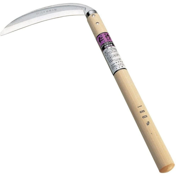 Tomita Nisaku Mikazukikama Japanese Sickle Stainless Steel Grass Sickle No.130