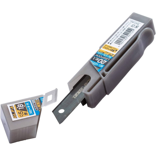 Olfa Speed Blade Large Size Utility Knife Replacement Blades (20 pack) LBSP20K