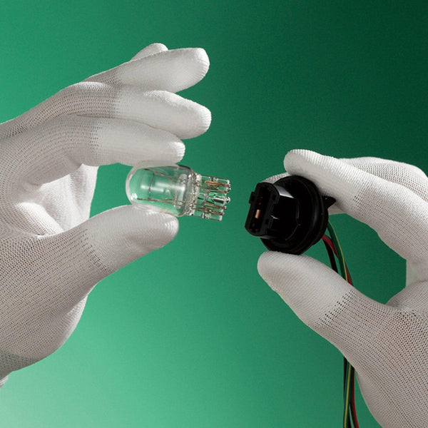 Engineer Dust Resistant White Inspection Gloves (Finger Coat) ZC-40