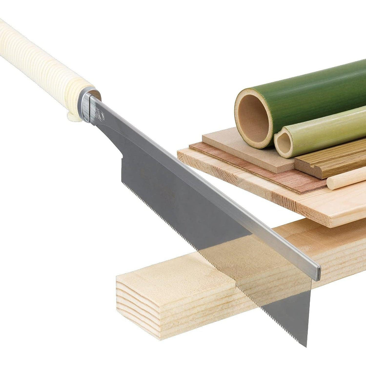 Gyokucho Sega Dozuki A Taglio Verticale 240 Mm – Lama In Acciaio E Impugnatura In Rattan, Prodotta In Giappone