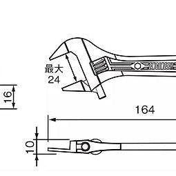 Engineer Smart Monkey Wrench TWM-07