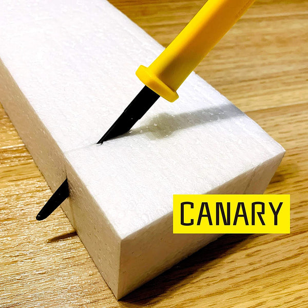 Hasegawa Canary Corrugated Cardboard Cutter Knife Yellow DC-190F