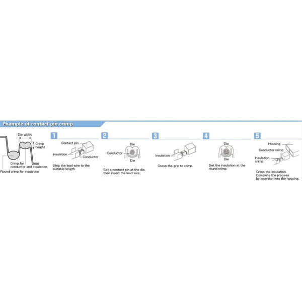 Hozan Crimping Pliers Toggle Crimping Tool for Open Barrel Terminals P707