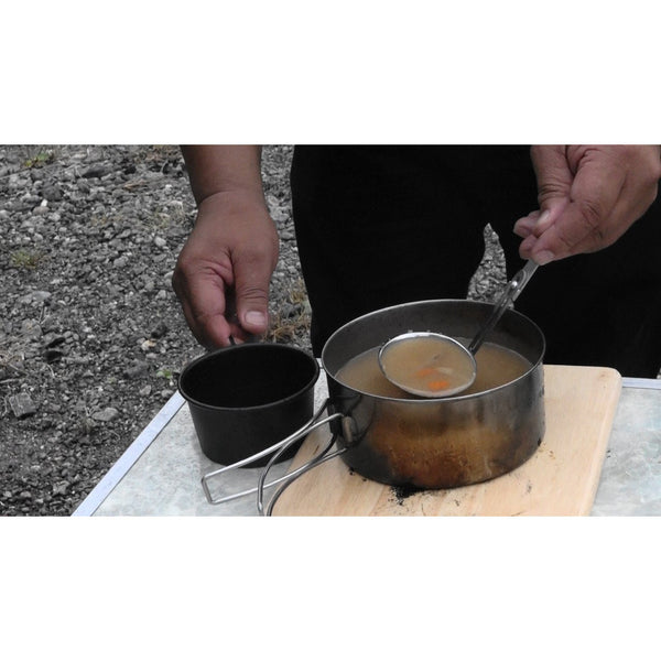 Ptygrace 8-Piece Camp Cookware & Utensils Set With Carry Bag