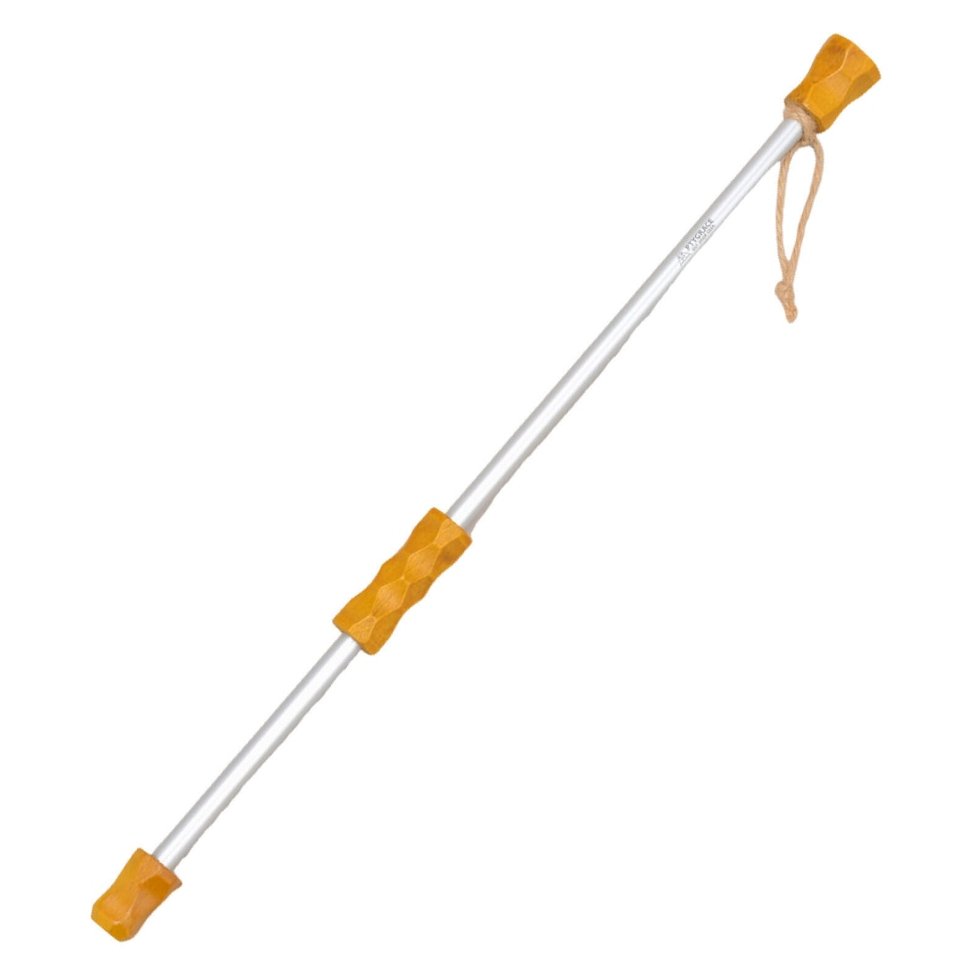 Ptygrace Aluminum Fire Blower Stick With Wooden Grip 42cm