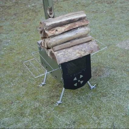 Ptygrace Fire One Wood Stove Portable Outdoor Stove With Chimney