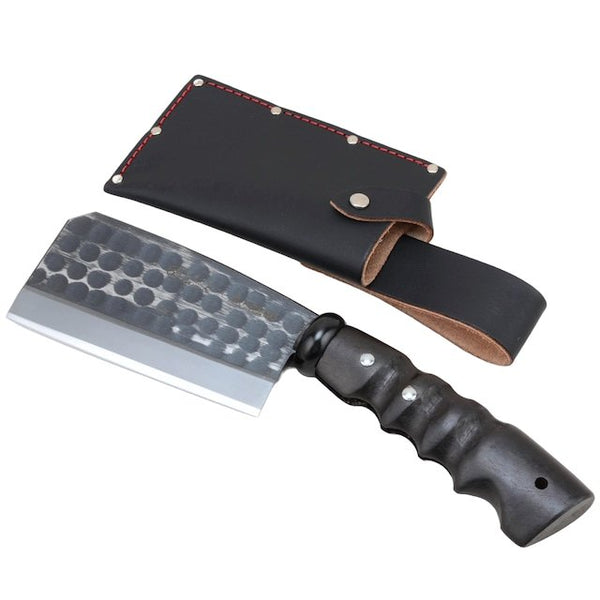 Ptygrace Hammered Carbon Steel Nata Hatchet Handmade Camp Axe 135mm