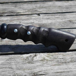Ptygrace Hammered Carbon Steel Nata Hatchet Handmade Camp Axe 135mm