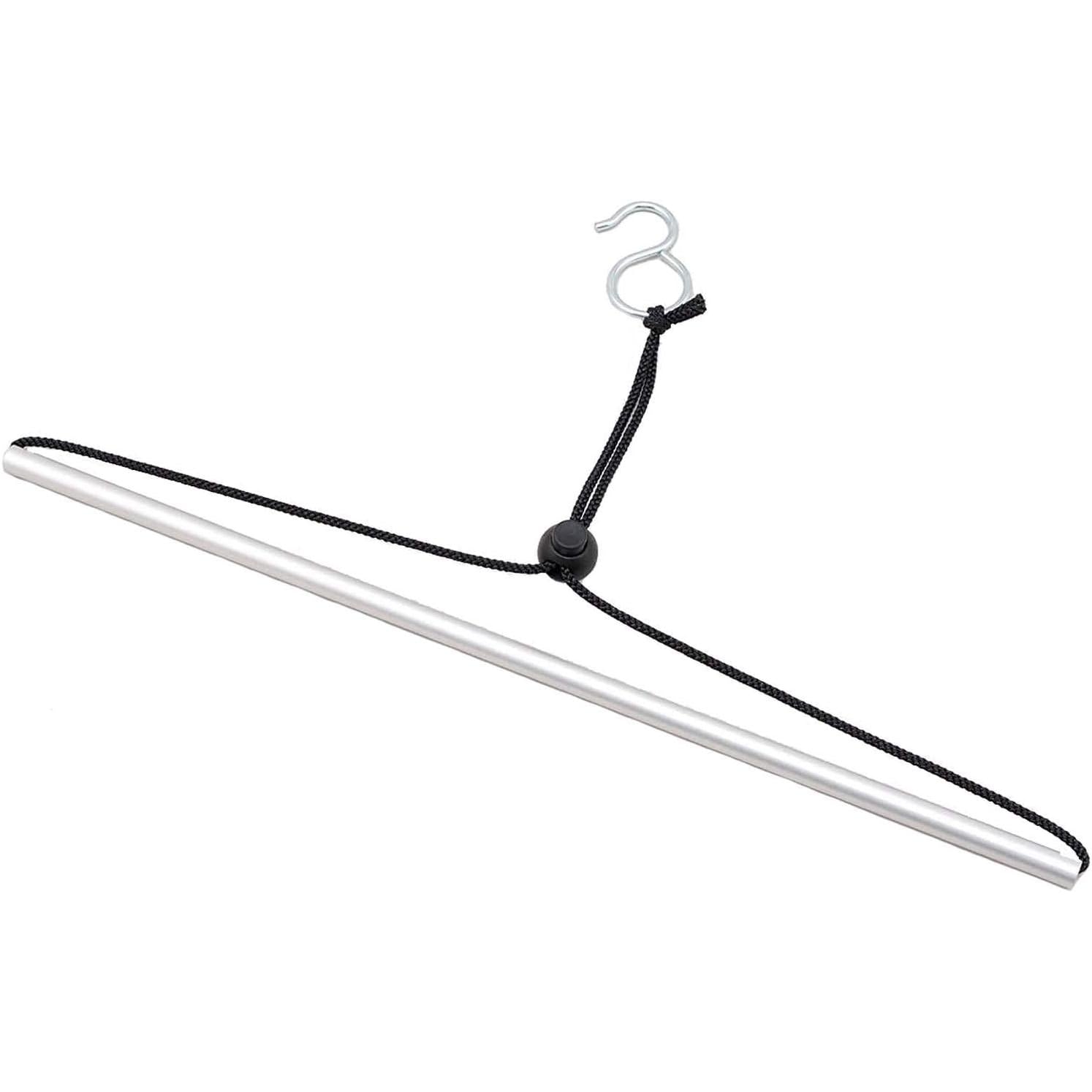 Ptygrace Portable Lightweight Aluminum Coat Hanger For Camping