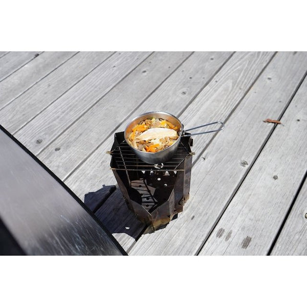 Ptygrace Versatile Camping Saucepan Compact Pan With Carry Bag 550ml