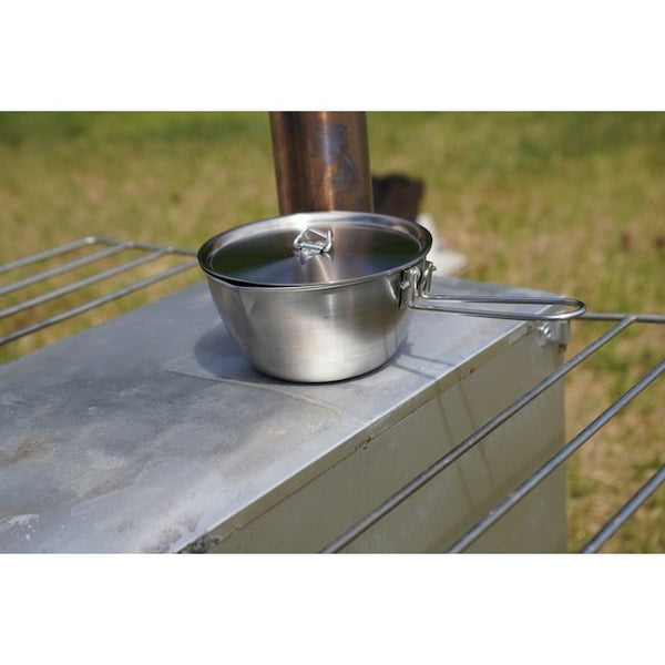 Ptygrace Versatile Camping Saucepan Compact Pan With Carry Bag 850ml