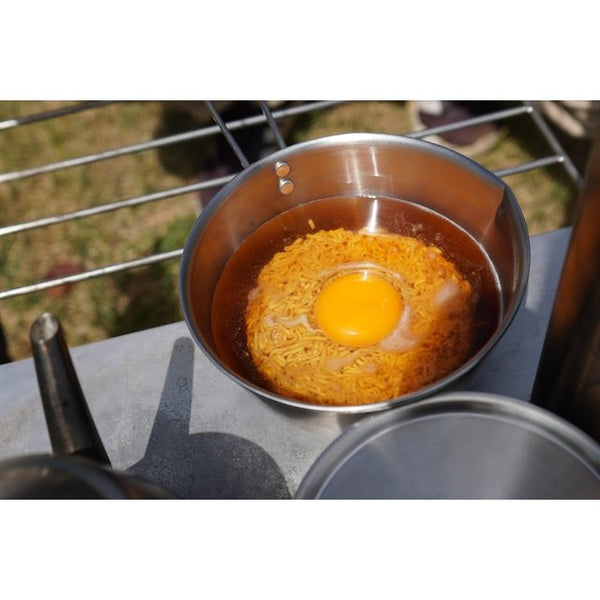 Ptygrace Versatile Camping Saucepan Compact Pan With Carry Bag 850ml