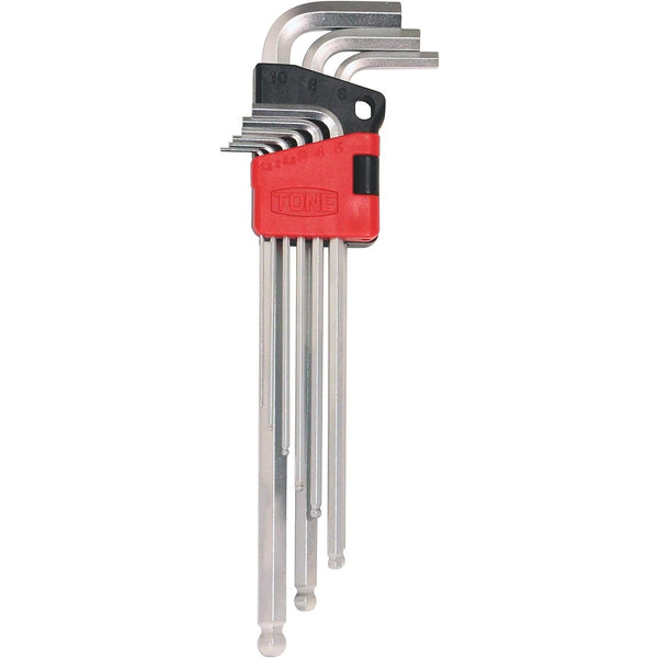 Tone Extra Long Ball End Allen Wrenches Set of 9 BPLT90