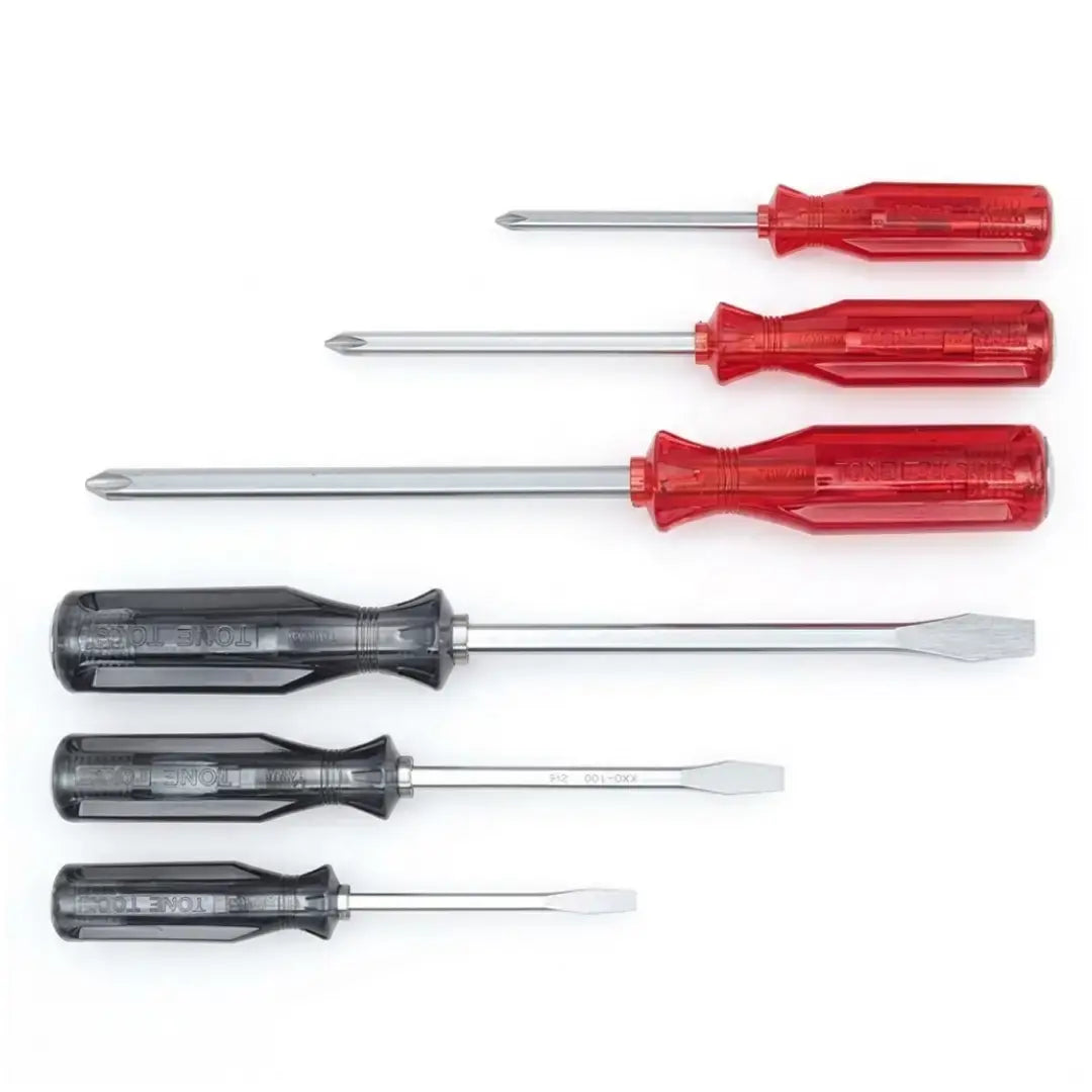 Tone Heavy Duty Demolition Screwdriver Set With Strike Plate 6 Pieces