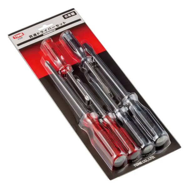 Tone Heavy Duty Demolition Screwdriver Set With Strike Plate 6 Pieces