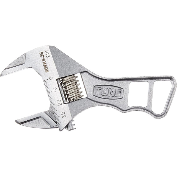 Tone Lightweight Stubby Adjustable Monkey Wrench 140mm MWRS-36