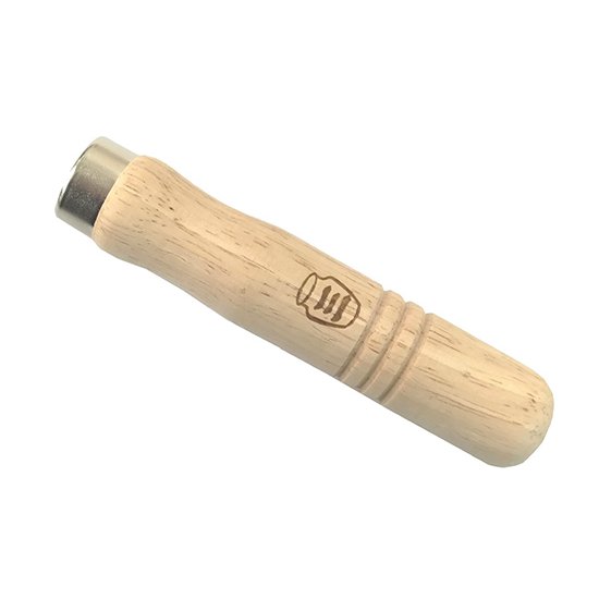 Tsubosan Wooden File Handle With Durable Metal Collar 110mm