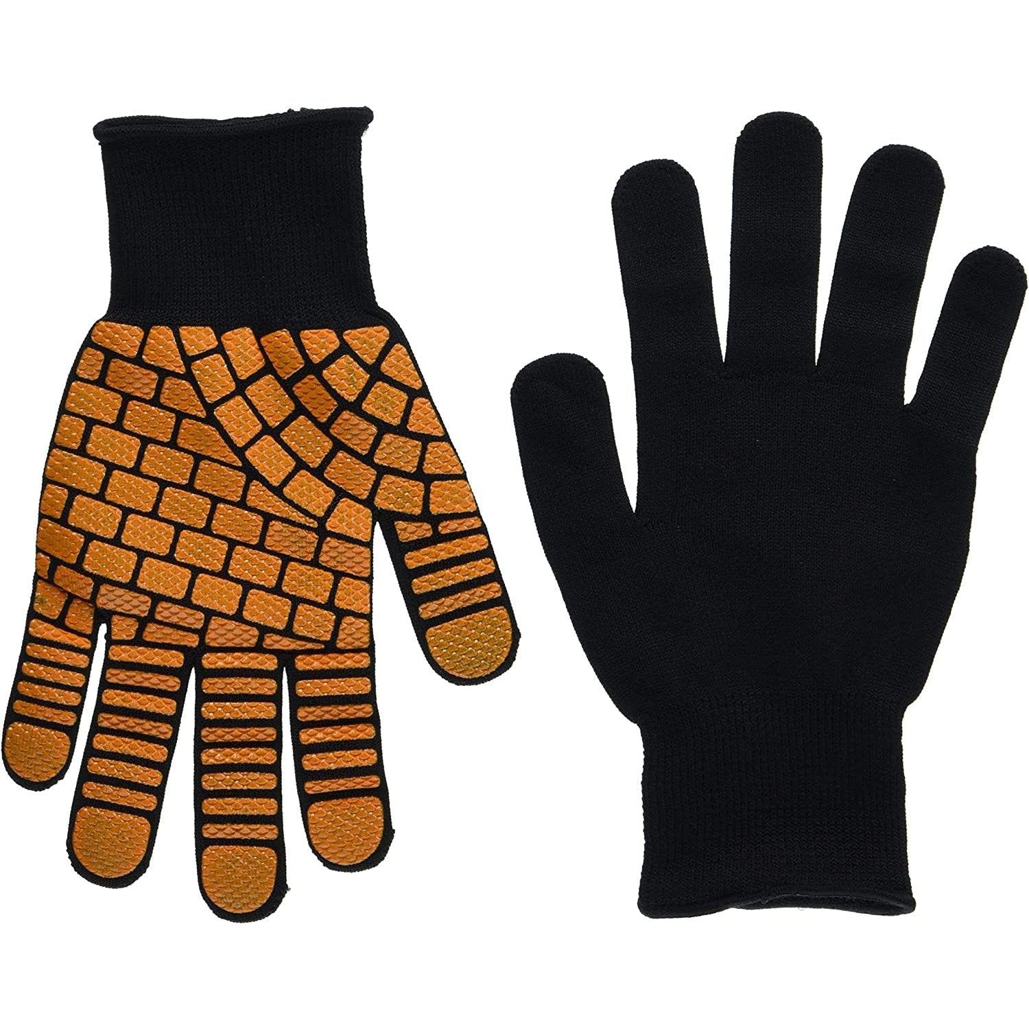 Fukutoku Strong Grip Anti-Slip Elastic Work Gloves Orange 782
