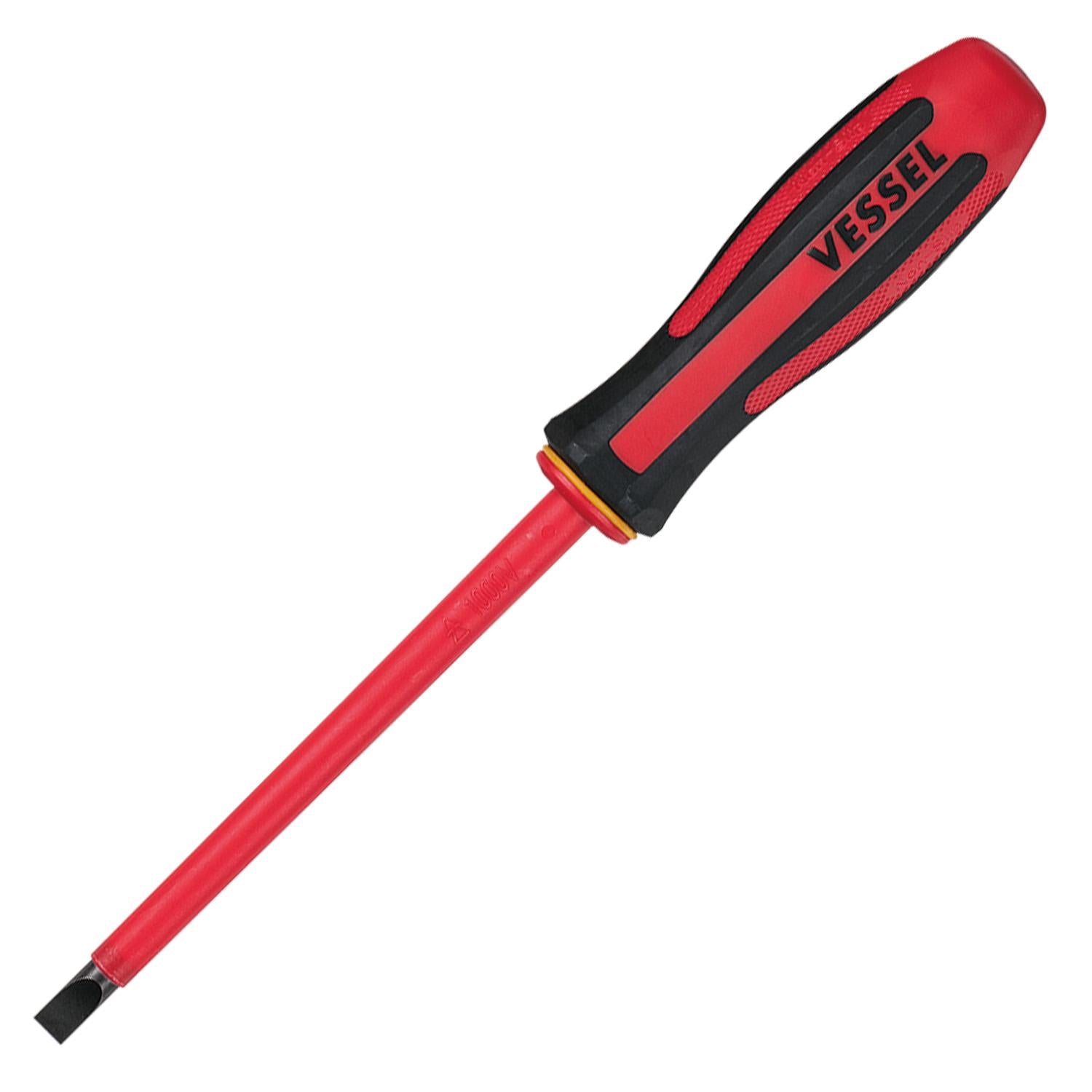 Vessel Megadora 960 Non-Slip Insulated Slotted Screwdriver -8 150mm