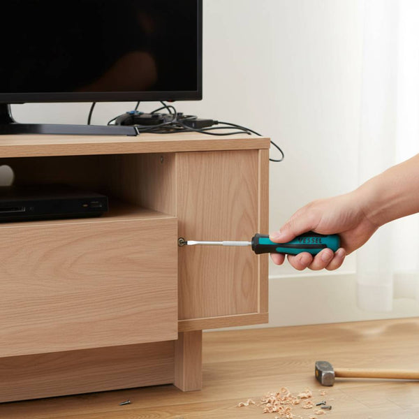 Vessel Megadora 900 Non-Slip Chrome Slotted Screwdriver -5.5 75mm