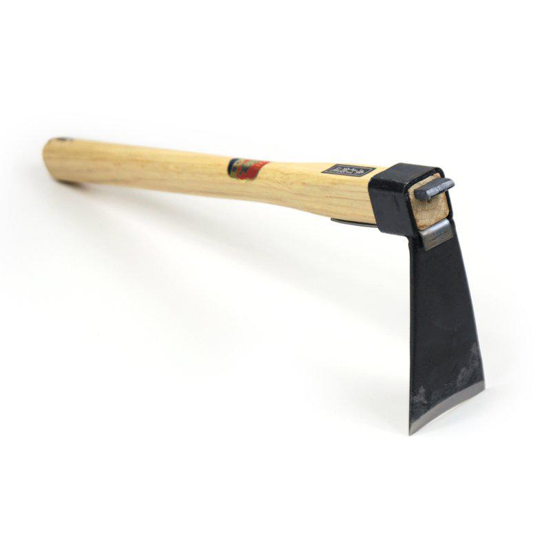 Azui One-Handed Carbon Steel Narrow Hoe With Wood Handle 62mm-Daitool