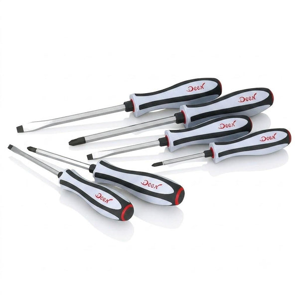 Deen Demolition Screwdriver Set With Hex Bolsters (6 Pieces)