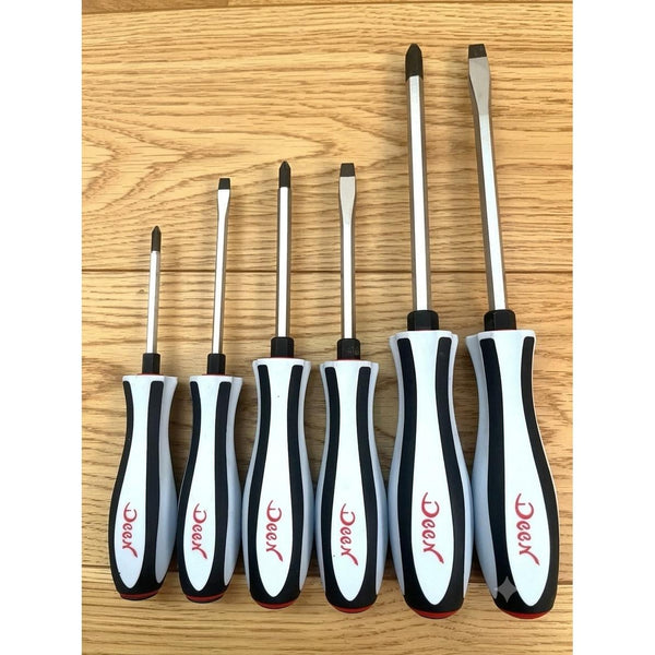 Deen Demolition Screwdriver Set With Hex Bolsters (6 Pieces)