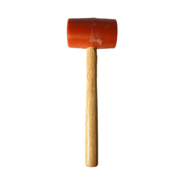 Dogyu Durable 1lb Rubber Flooring Hammer With Wood Handle
