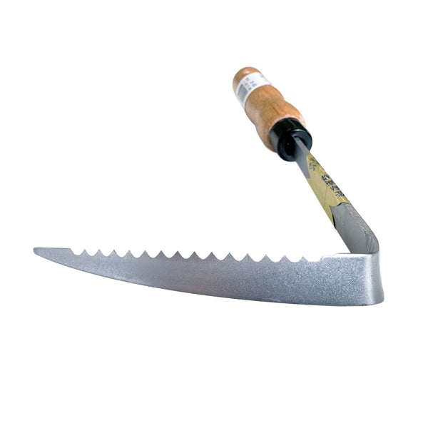 Doukan Serrated Sickle Angled For Weeding Along Walls 105mm-Daitool