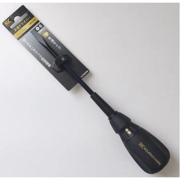 Fujiya Kurokin Slotted Demolition Screwdriver -6 150mm 566K-BG-Daitool