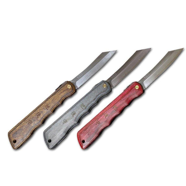 Higonokami Woody Japanese Wood Handled Folding Pocket Knife 183mm-Daitool