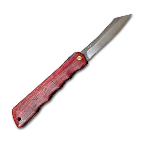 Higonokami Woody Japanese Wood Handled Folding Pocket Knife 183mm