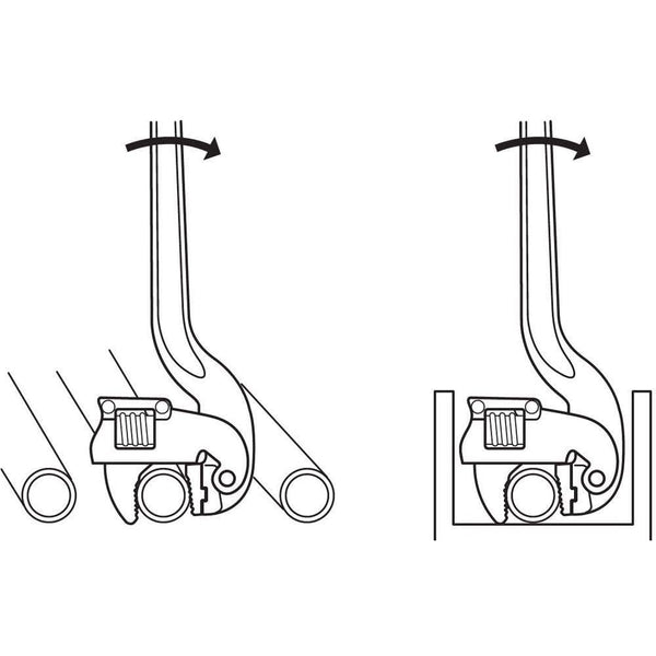 Lobster Aluminum Offset Pipe Wrench Corner Wrench-Daitool