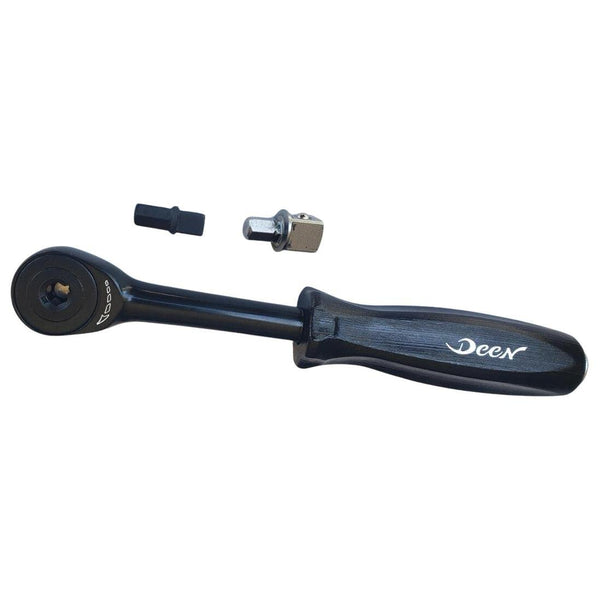 Deen Fast Action Twist Handle Reversible Ratchet Wrench & Screwdriver-Daitool